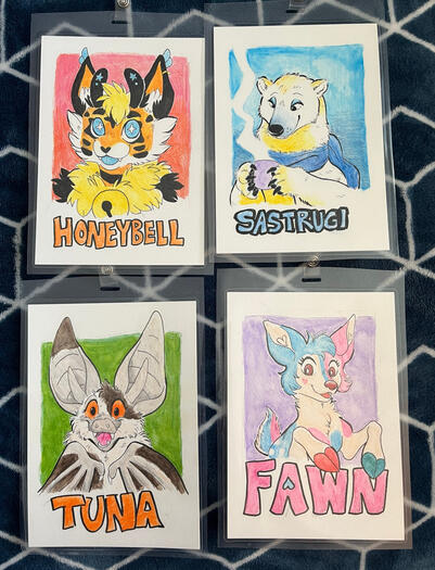 Watercolor Badges